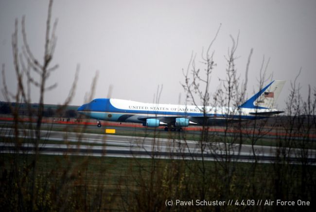 Prilet Air Force One - Praha - photo #52